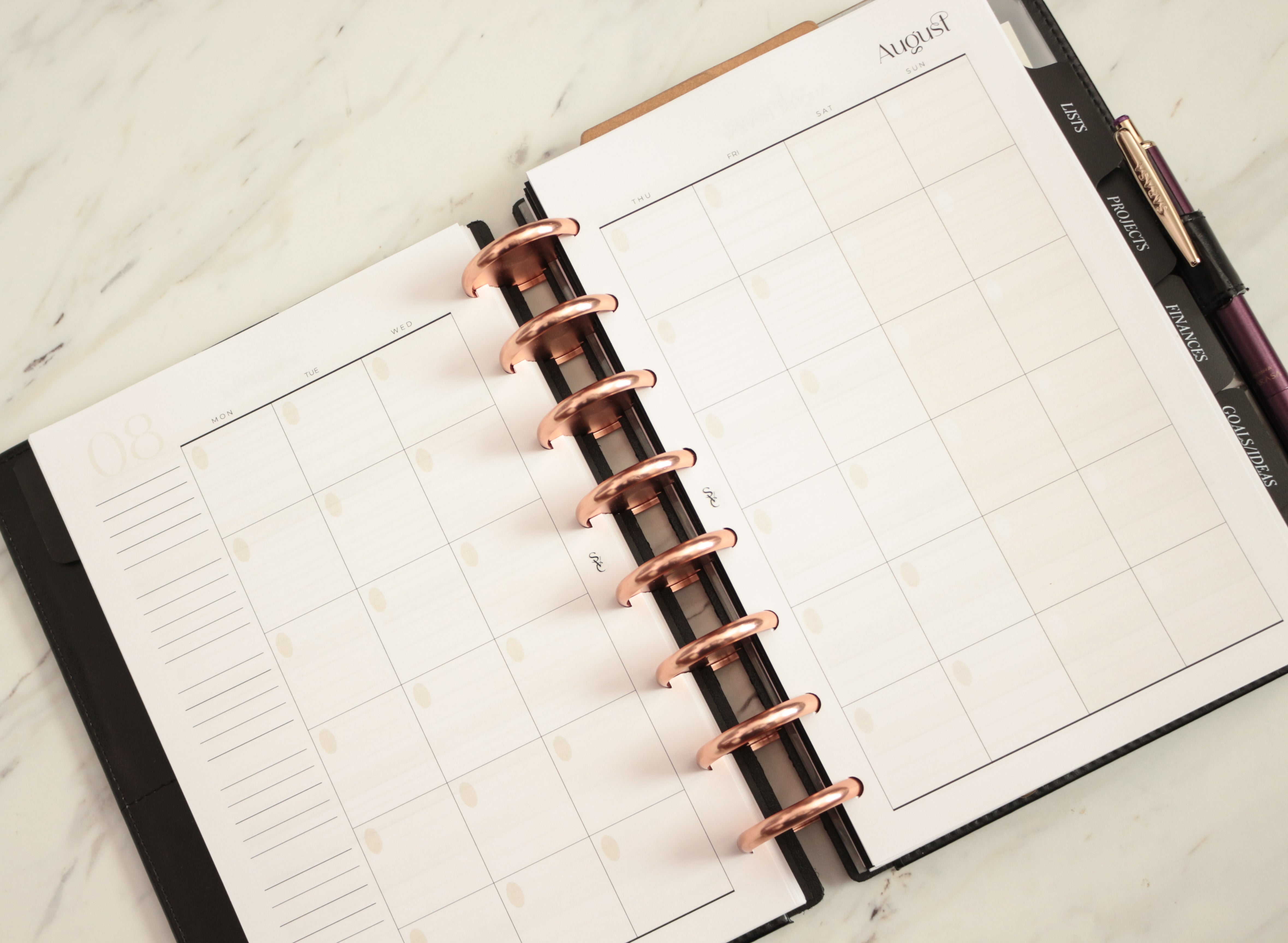 Monthly Planner & Review
