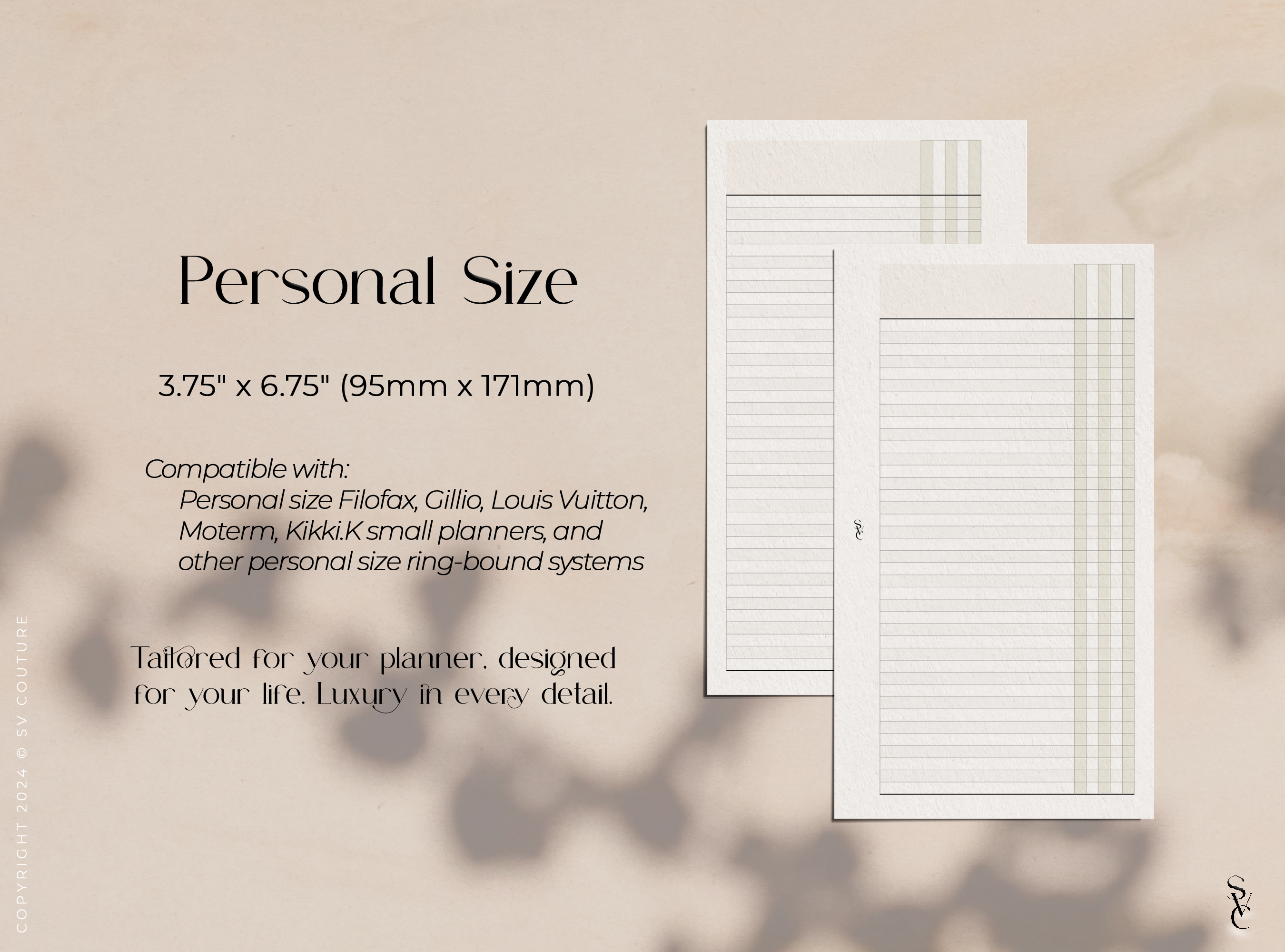 Categorized List (5 Column)