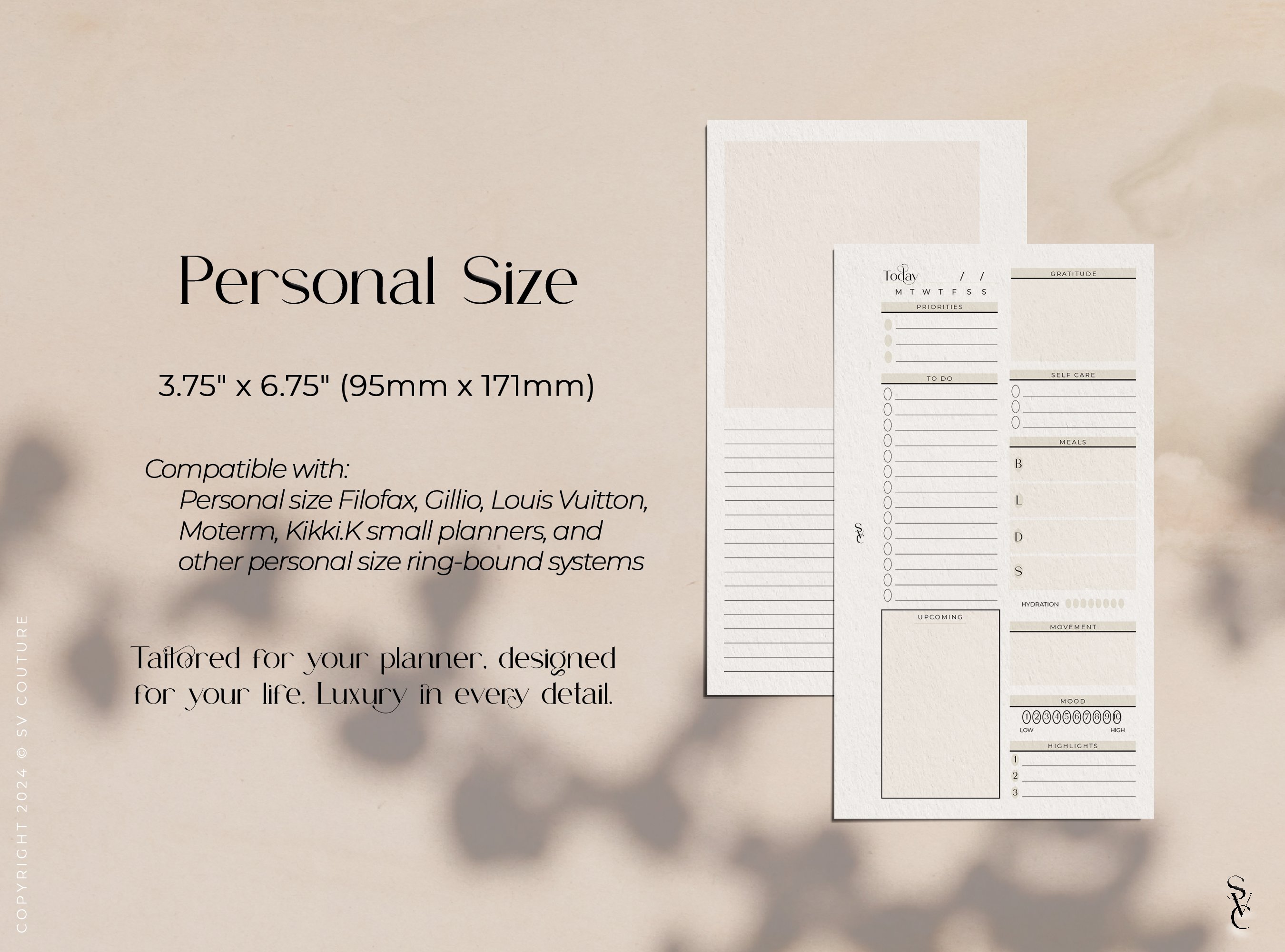 SV Signature Dailies + Block/Lined Notes