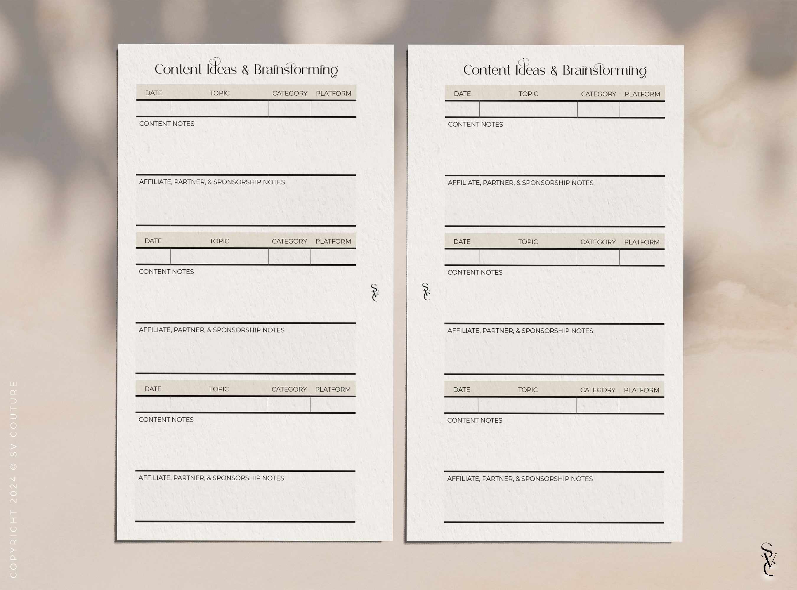 Content Idea Tracker