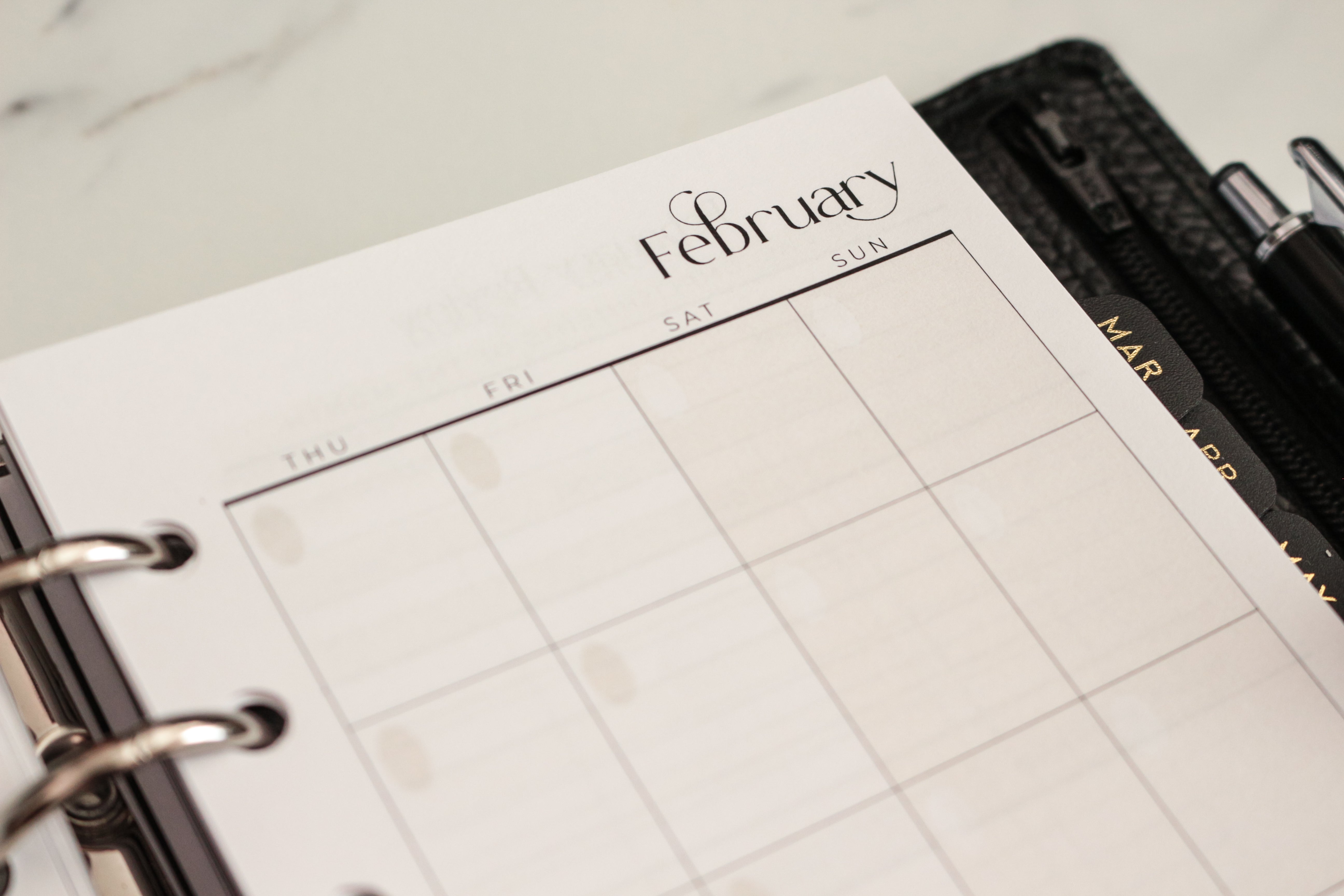 Monthly Planner & Review