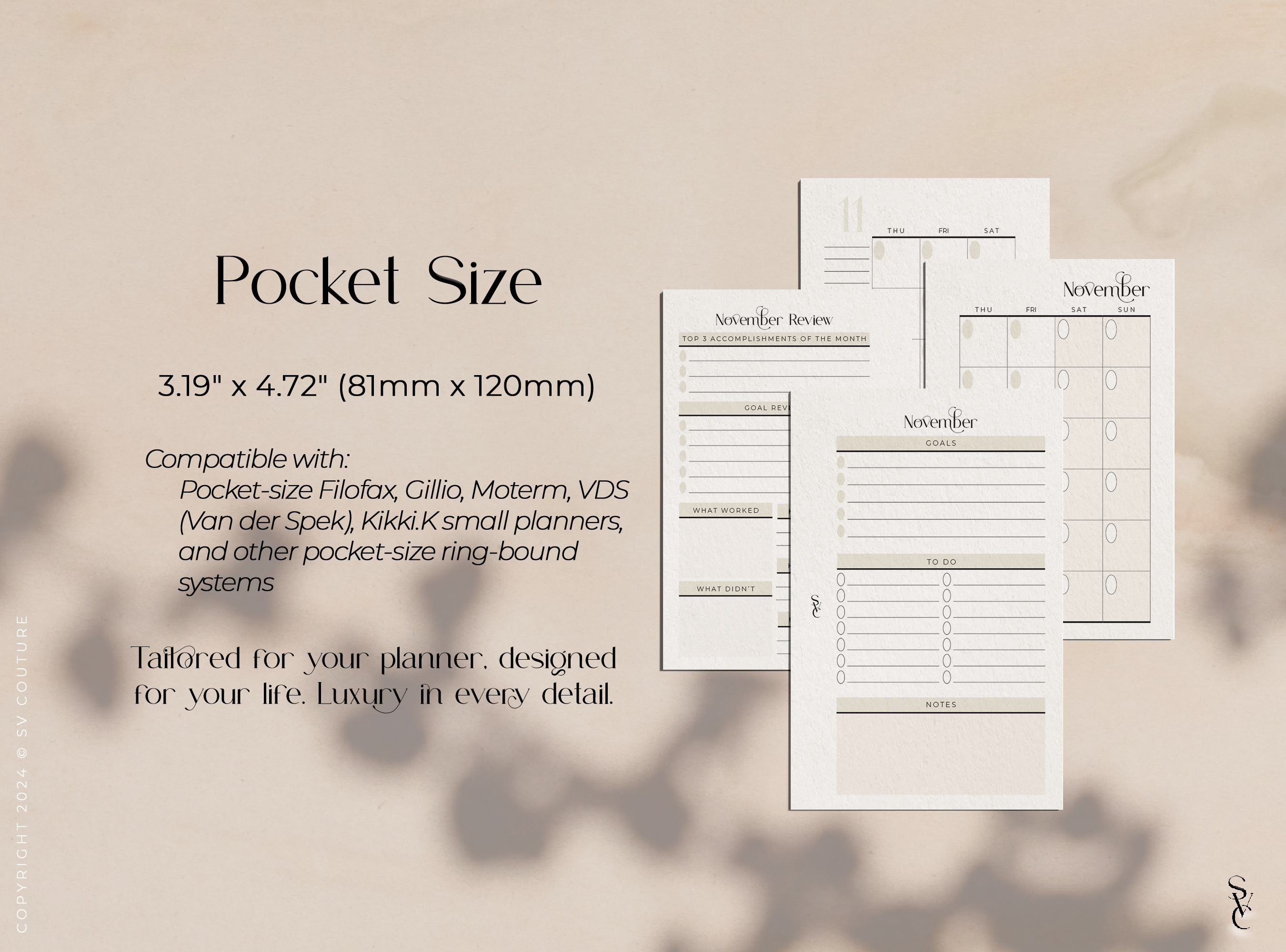 Monthly Planner & Review