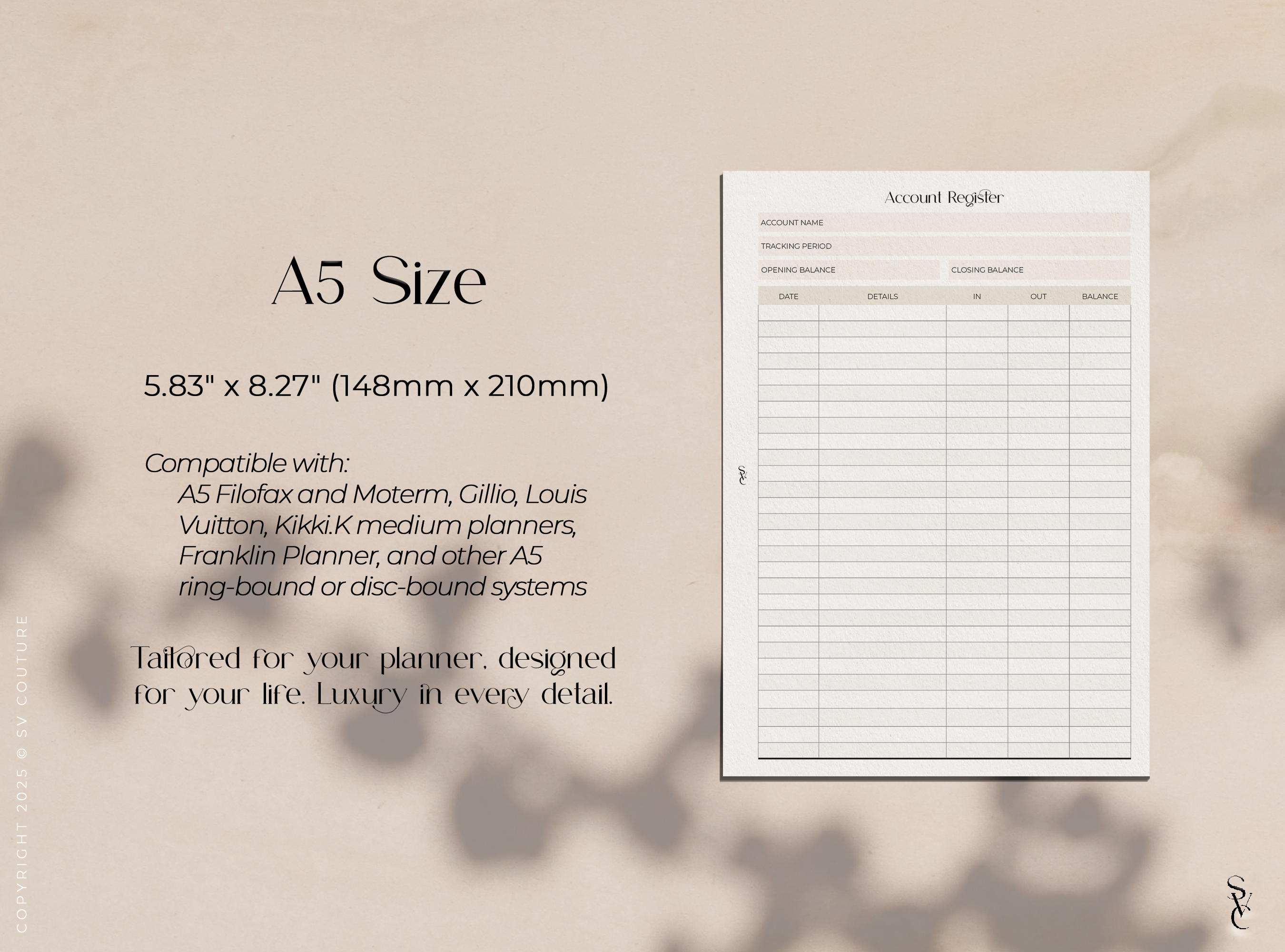 Account Register
