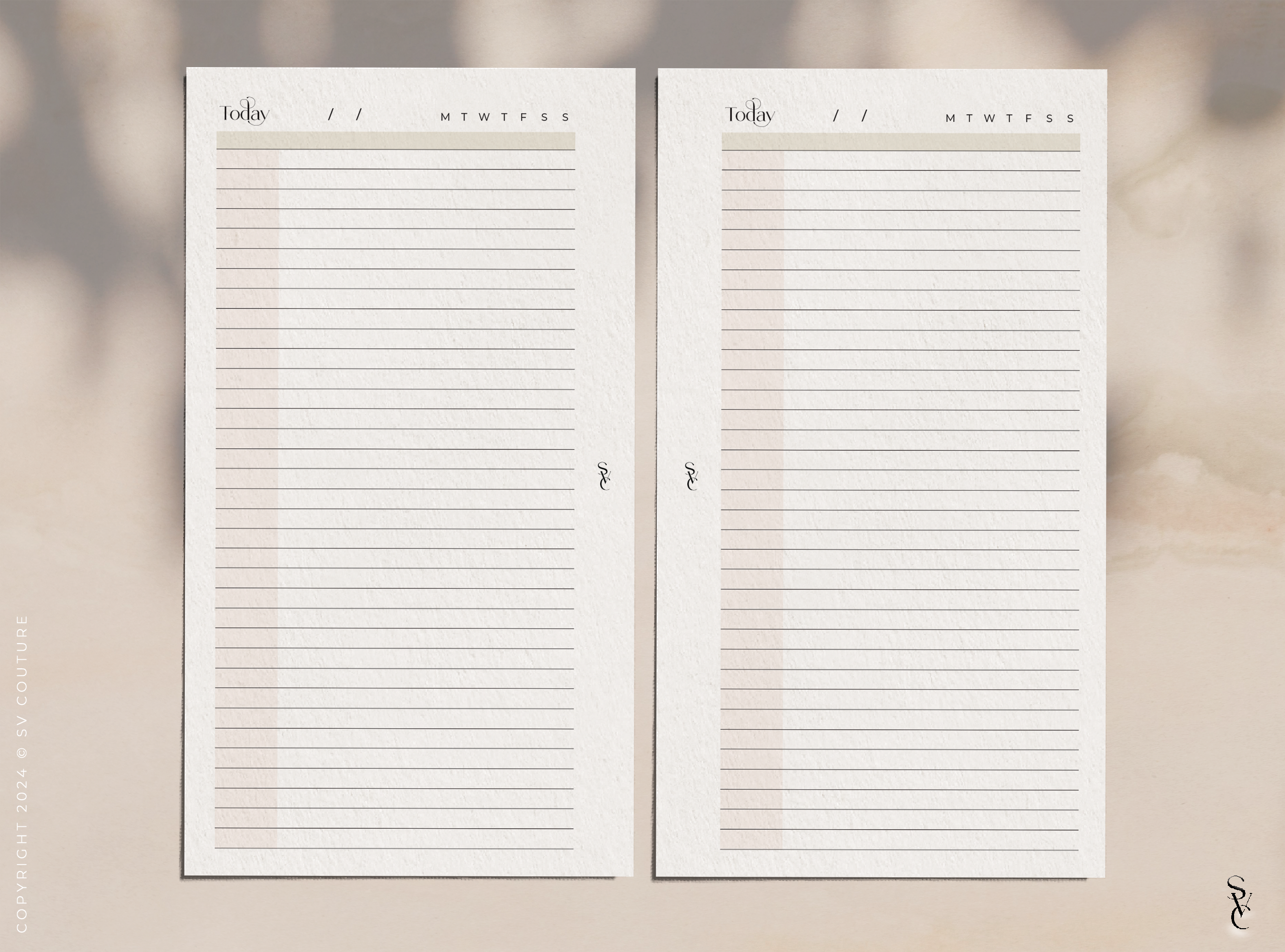 Lined Margin Notes