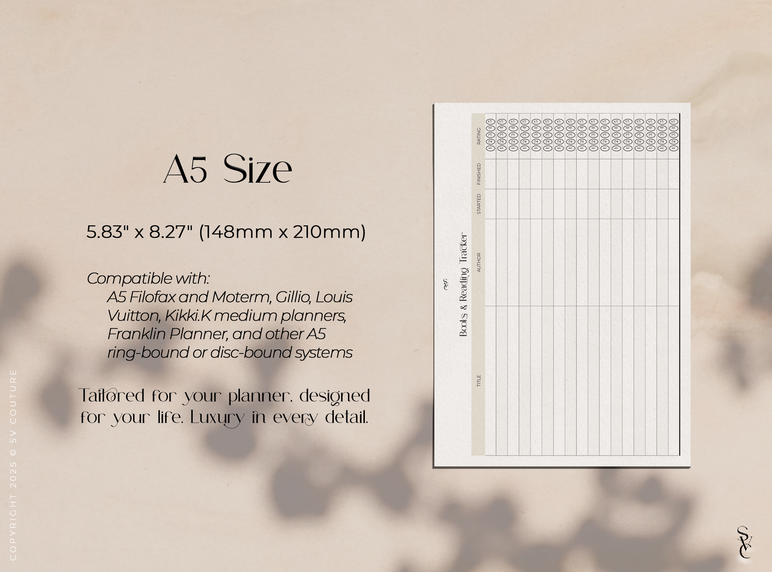 Books & Reading Tracker with Ratings