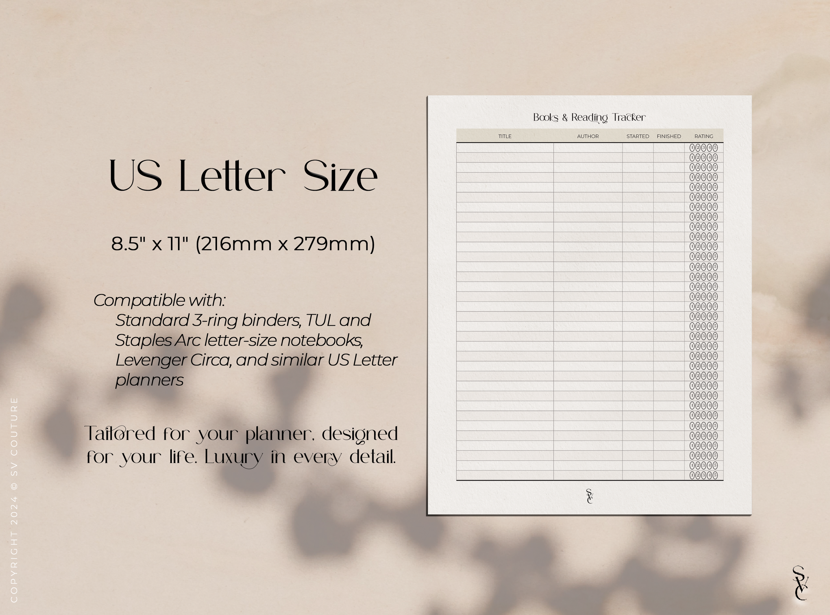 Books & Reading Tracker with Ratings