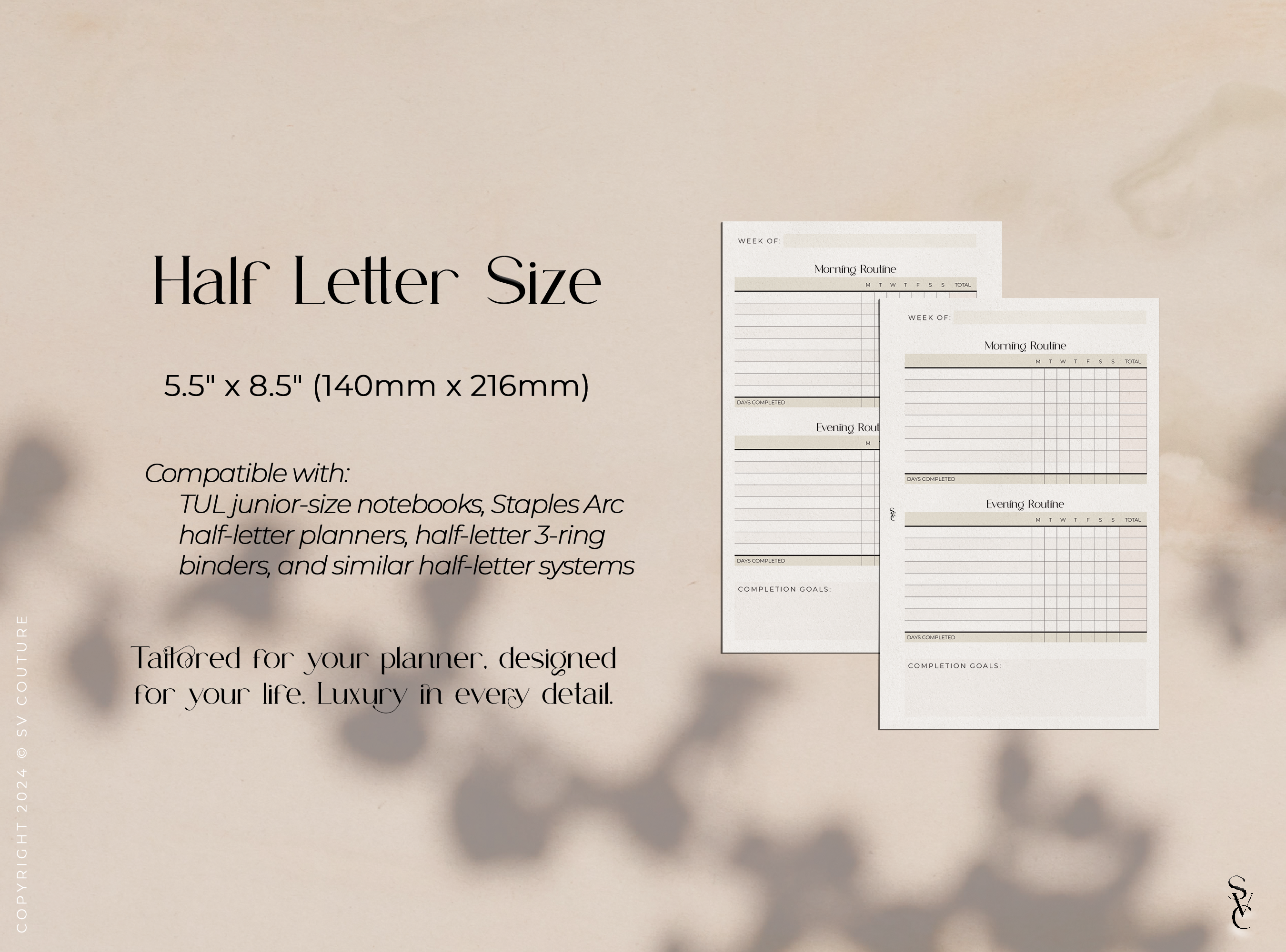 Morning & Evening Routine Tracker