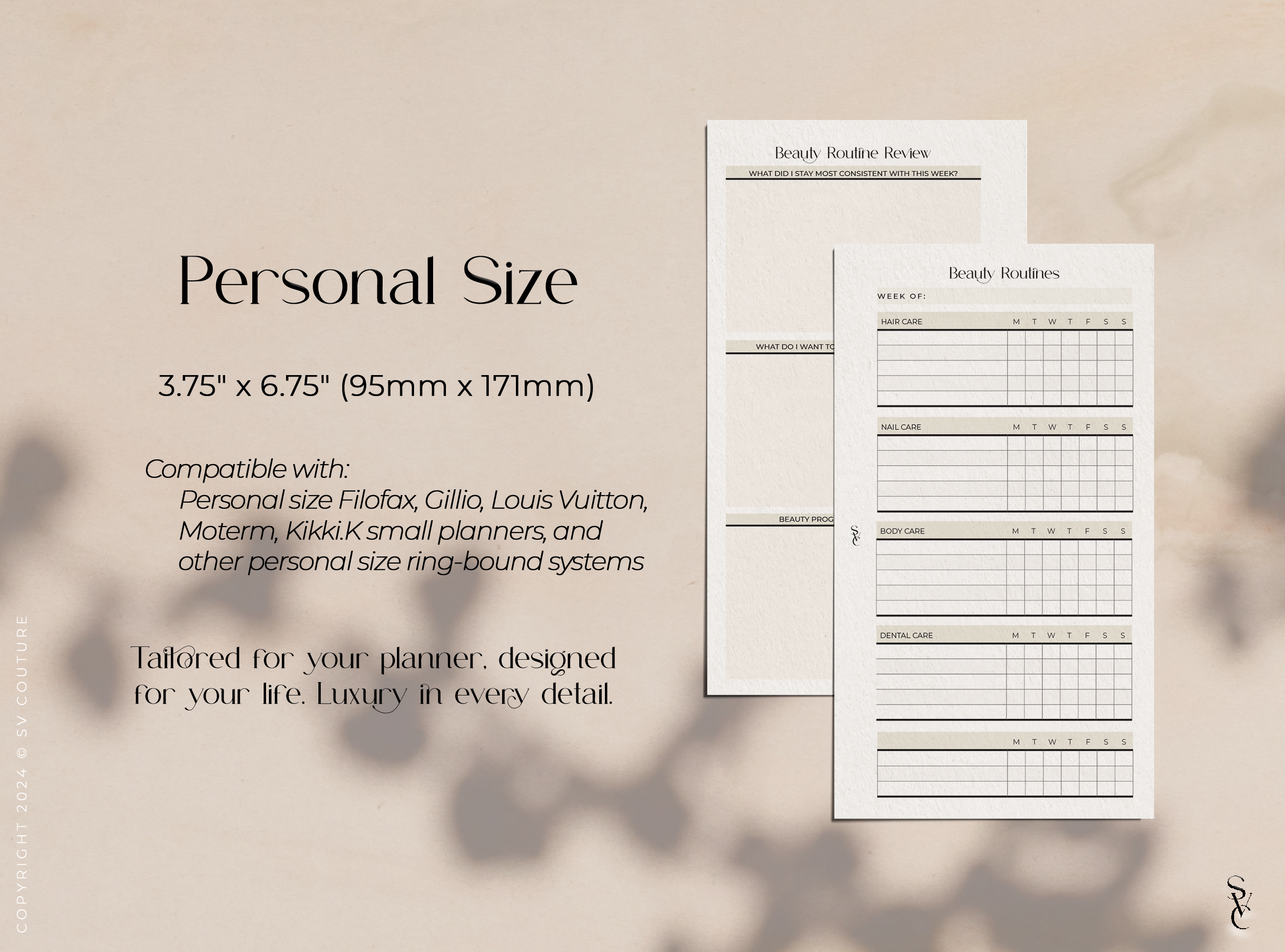 Weekly Beauty Routine Tracker + Review