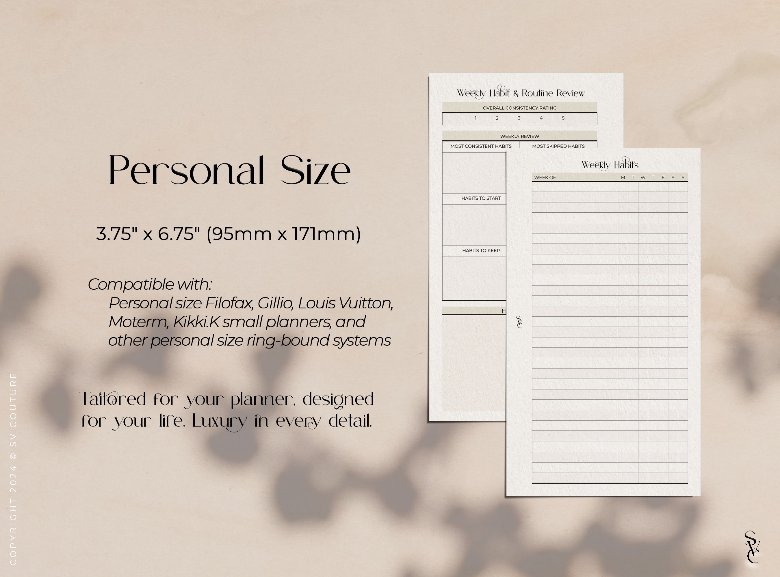 Weekly Habit Tracker + Reflection