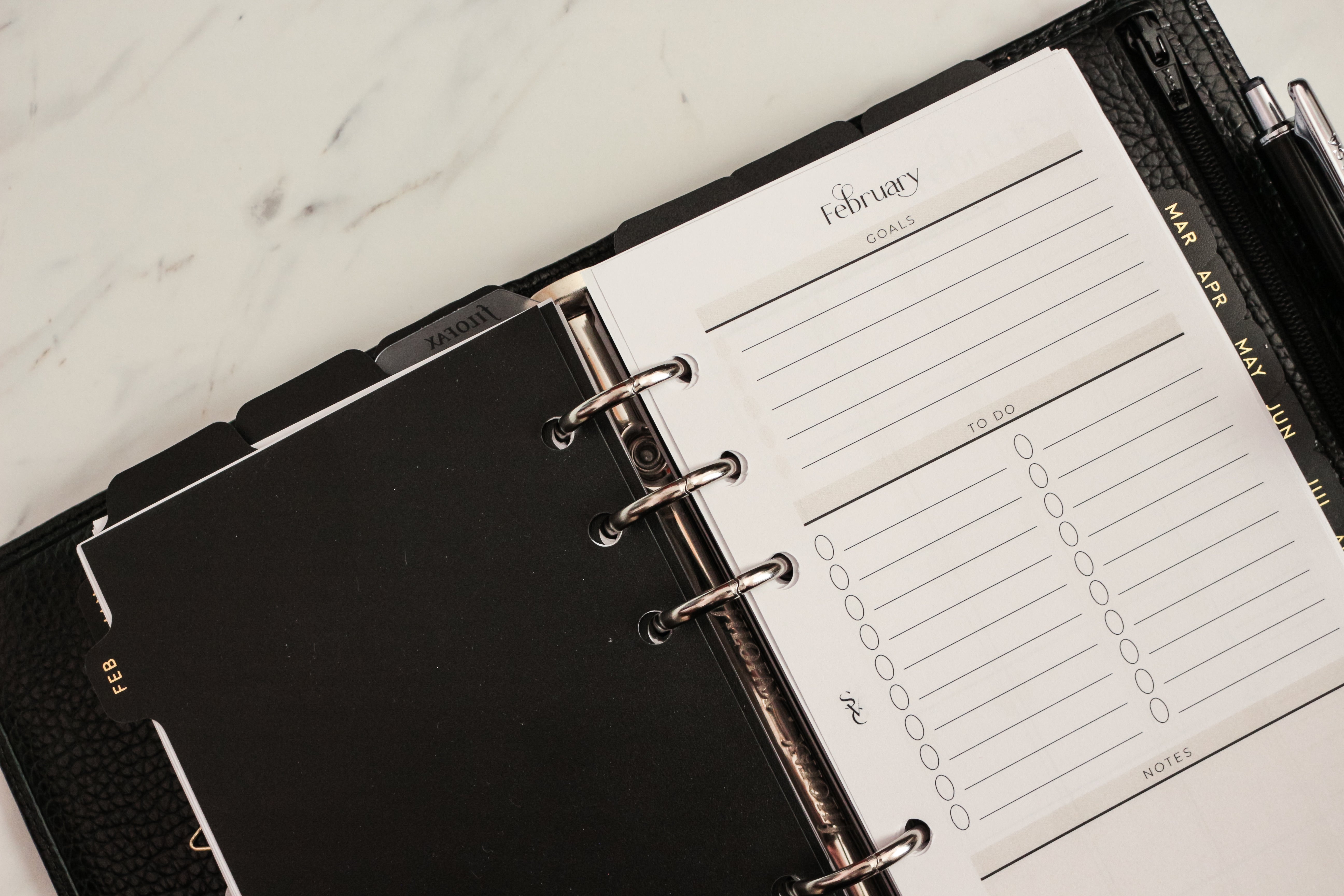 Monthly Planner & Review