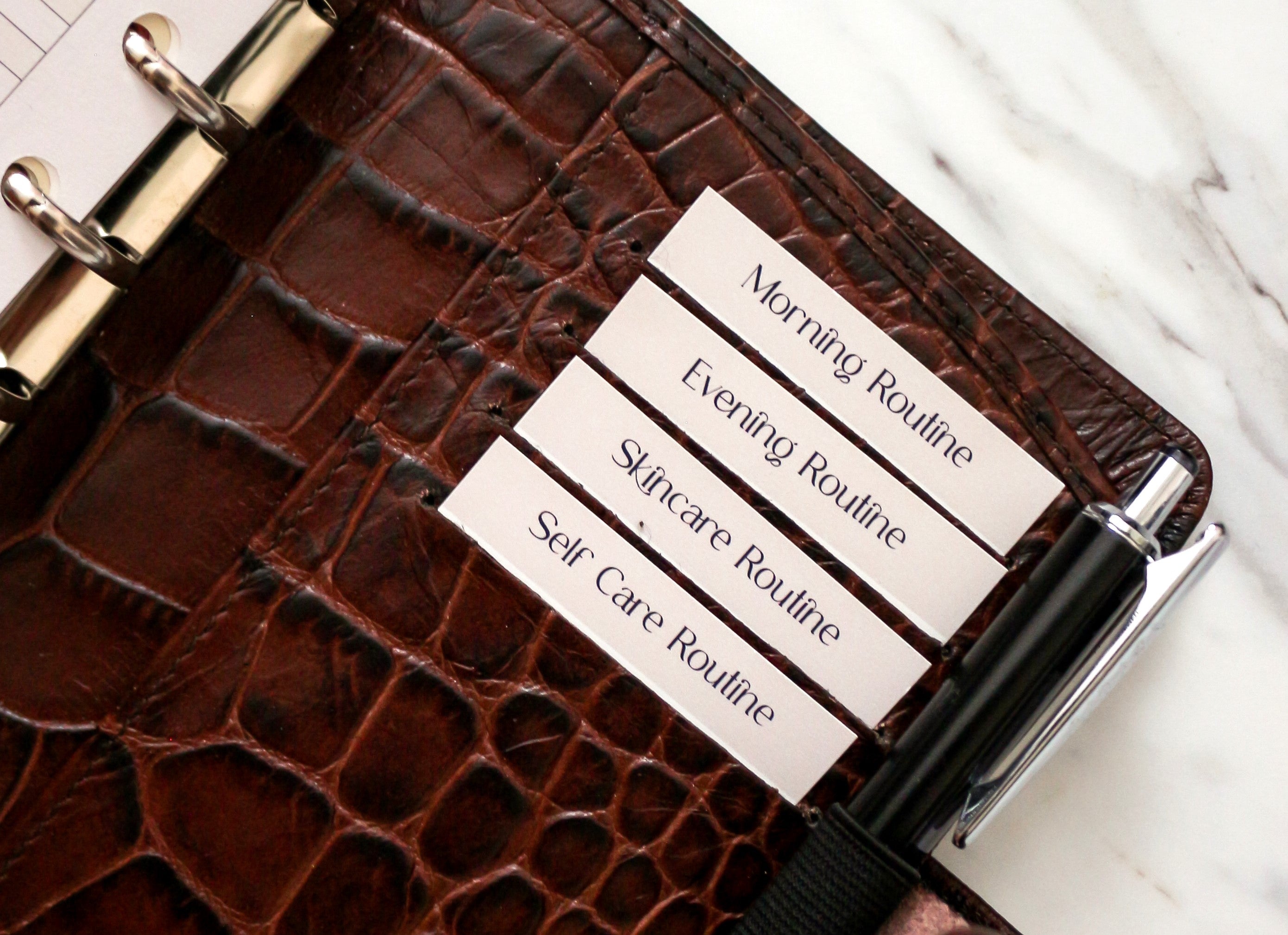 Wellness & Self Care Routine Cards (Editable)