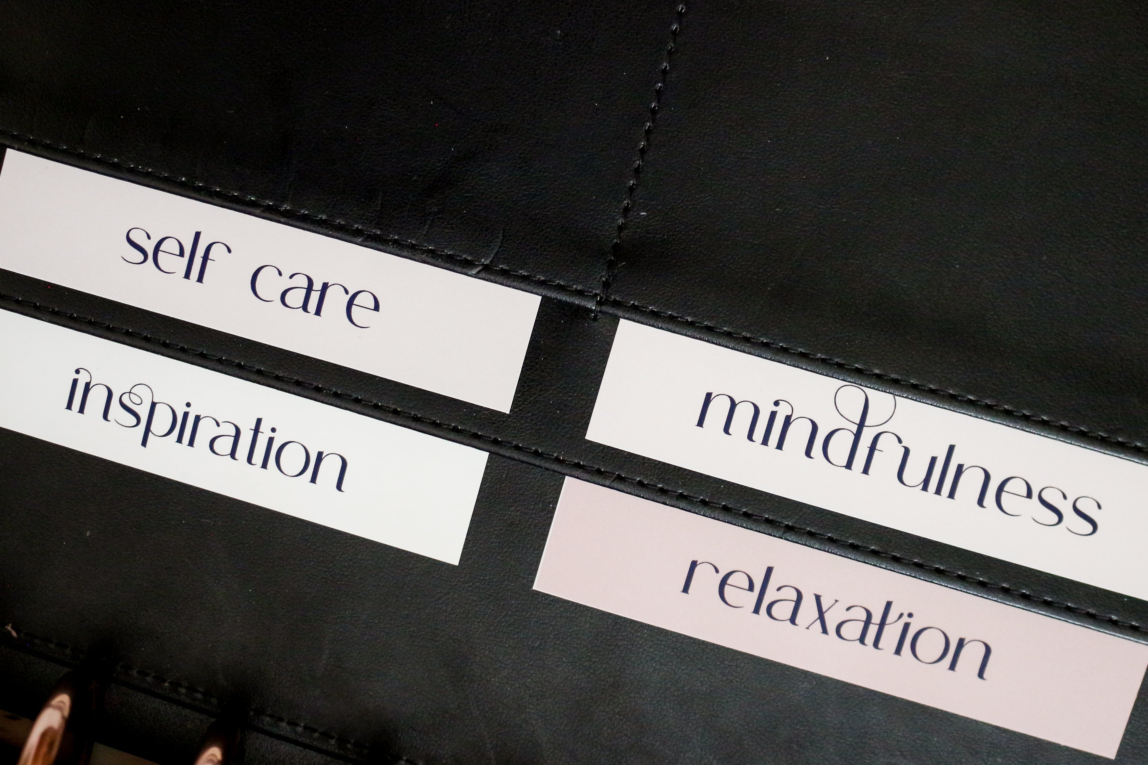 Self Care & Lifestyle Menu Cards (Editable)