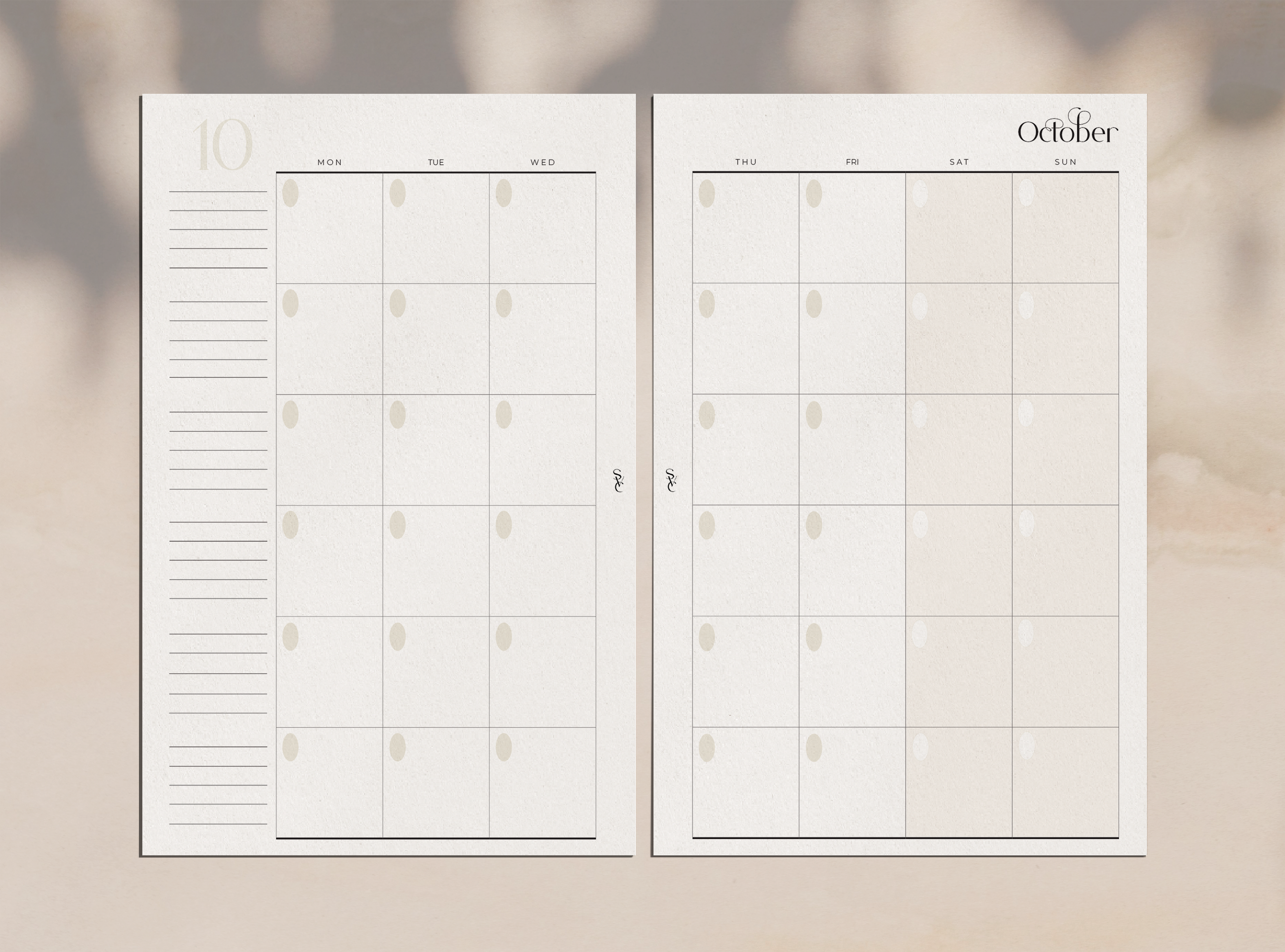 Monthly Planner & Review