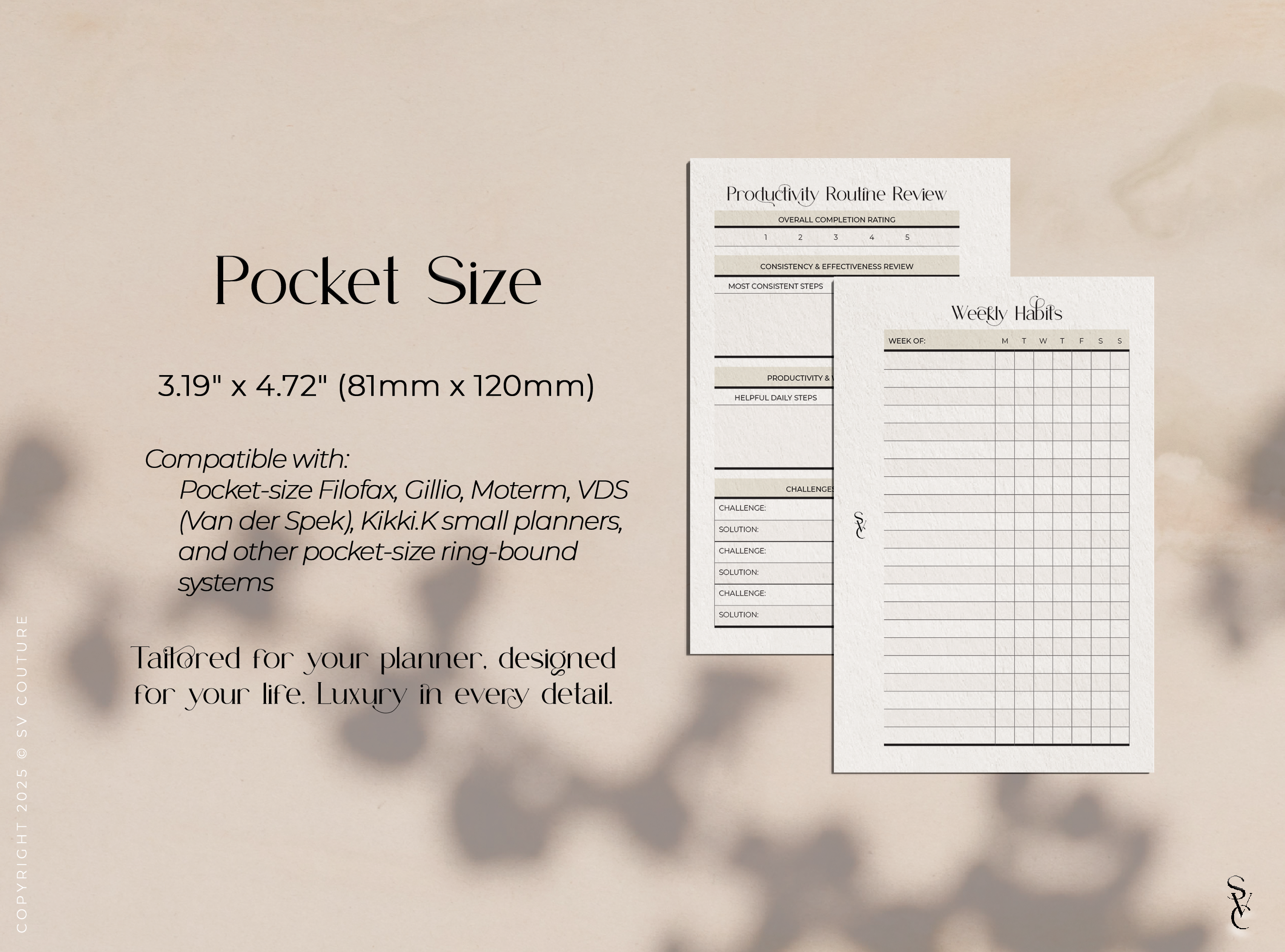 Weekly Habit Tracker + Reflection